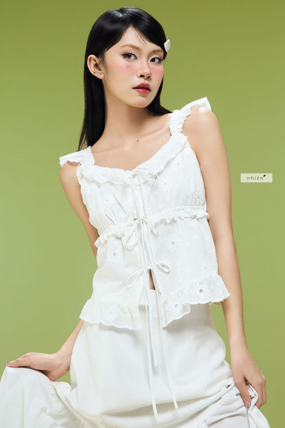 Nhien Vintage Camous Top