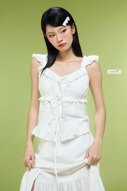 Nhien Vintage Camous Top