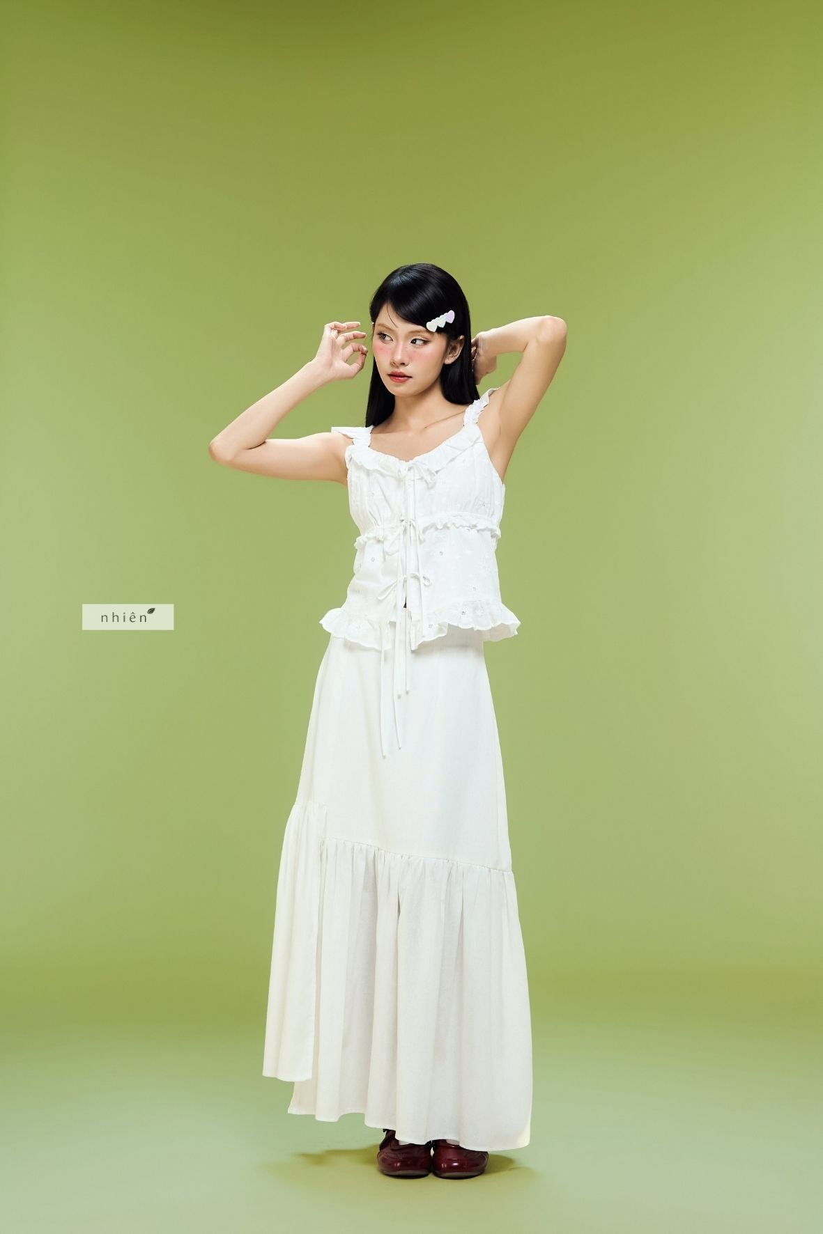 Nhien Vintage Camous Top