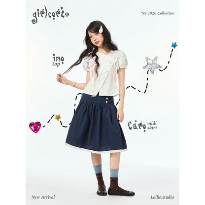 Lollie.Studio Caro Midi Skirt
