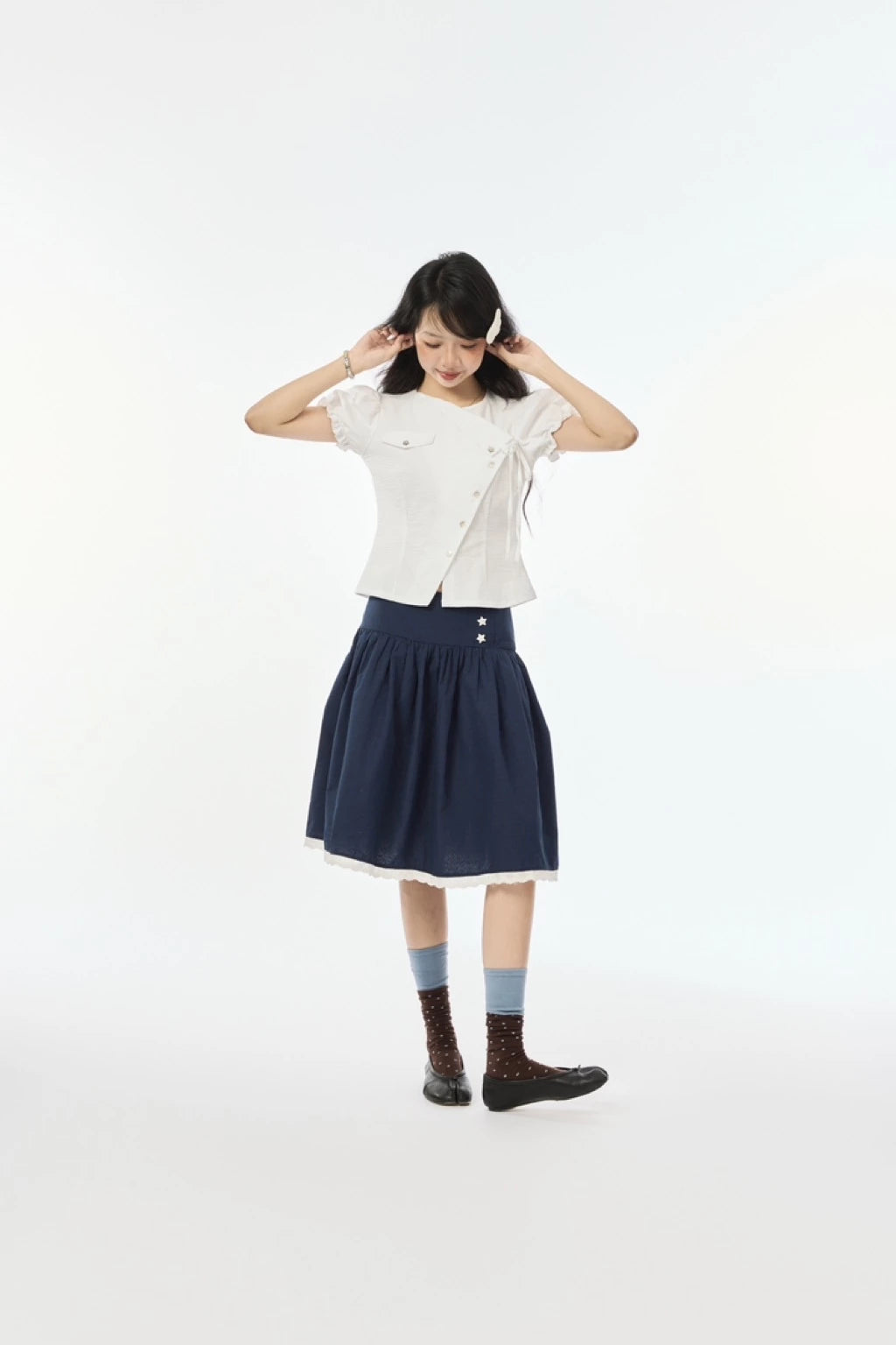 Lollie.Studio Caro Midi Skirt