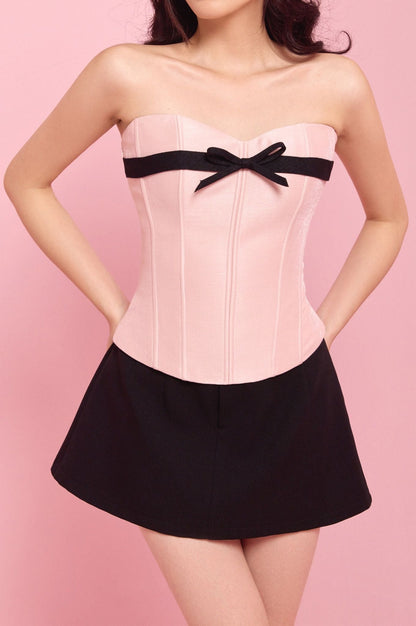 Jubin Navie Skirt - Delivery in 48h