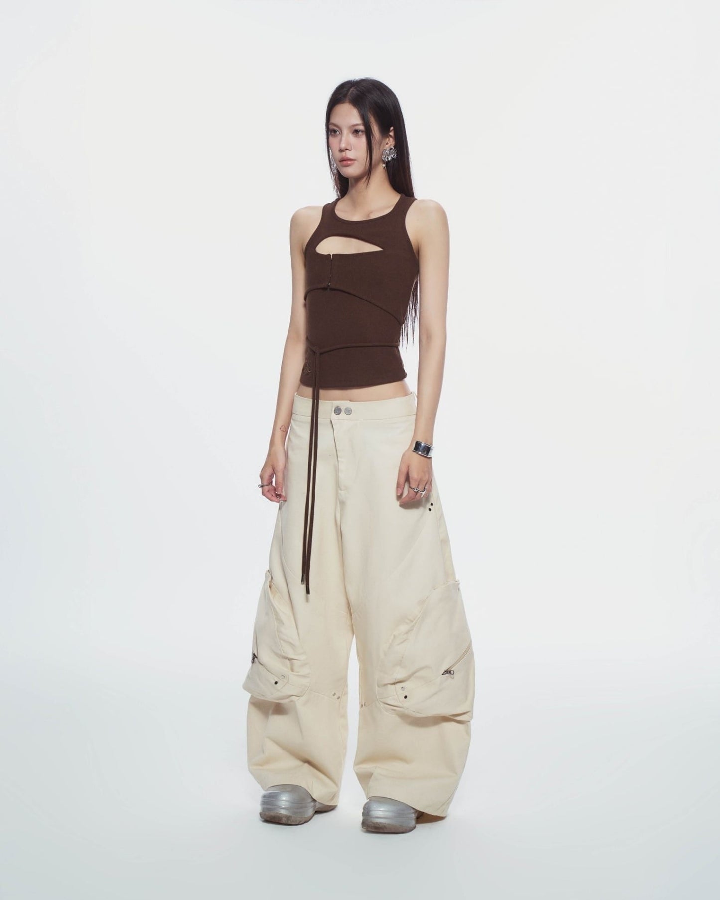 Bunny Hill Conrad Sleeveles Top (Brown)