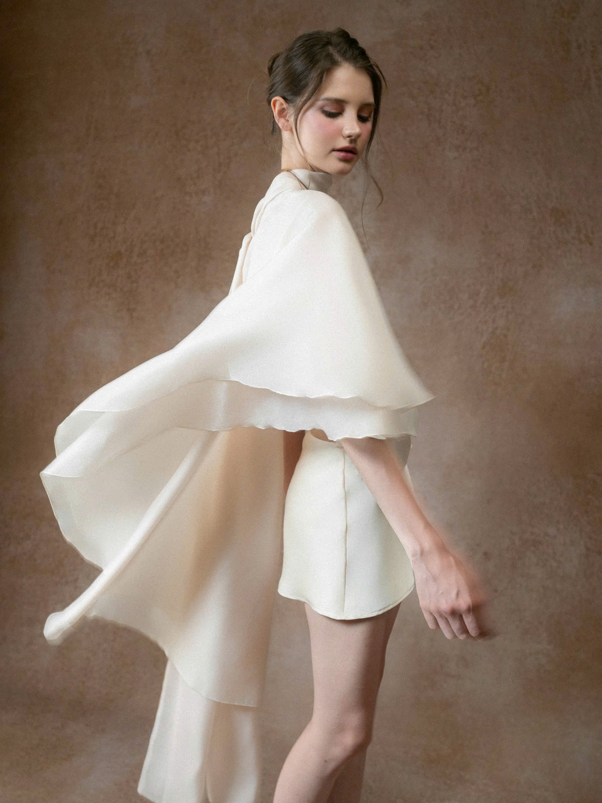 Kisserine Papillon Top - Cream