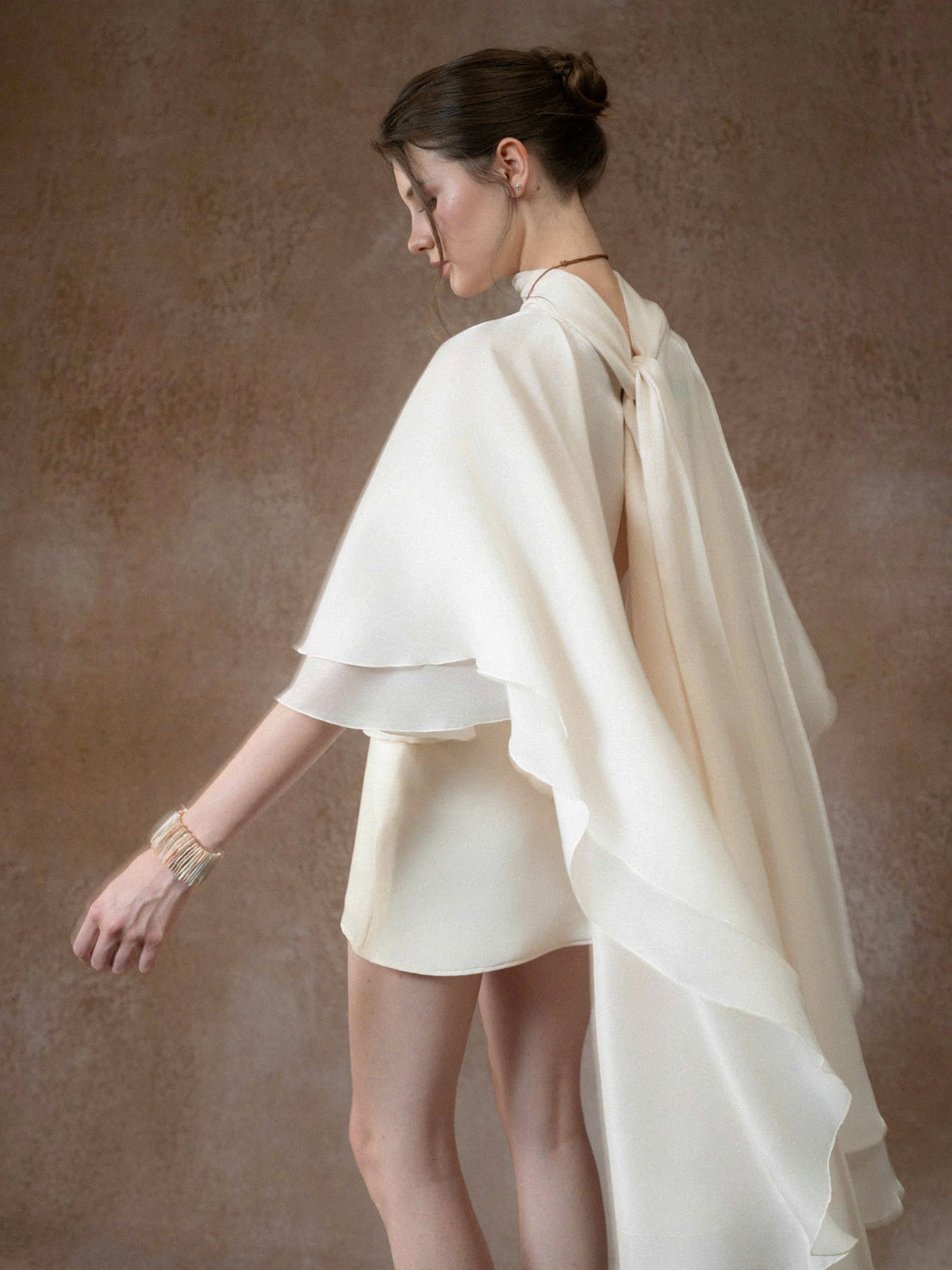 Kisserine Papillon Top - Cream