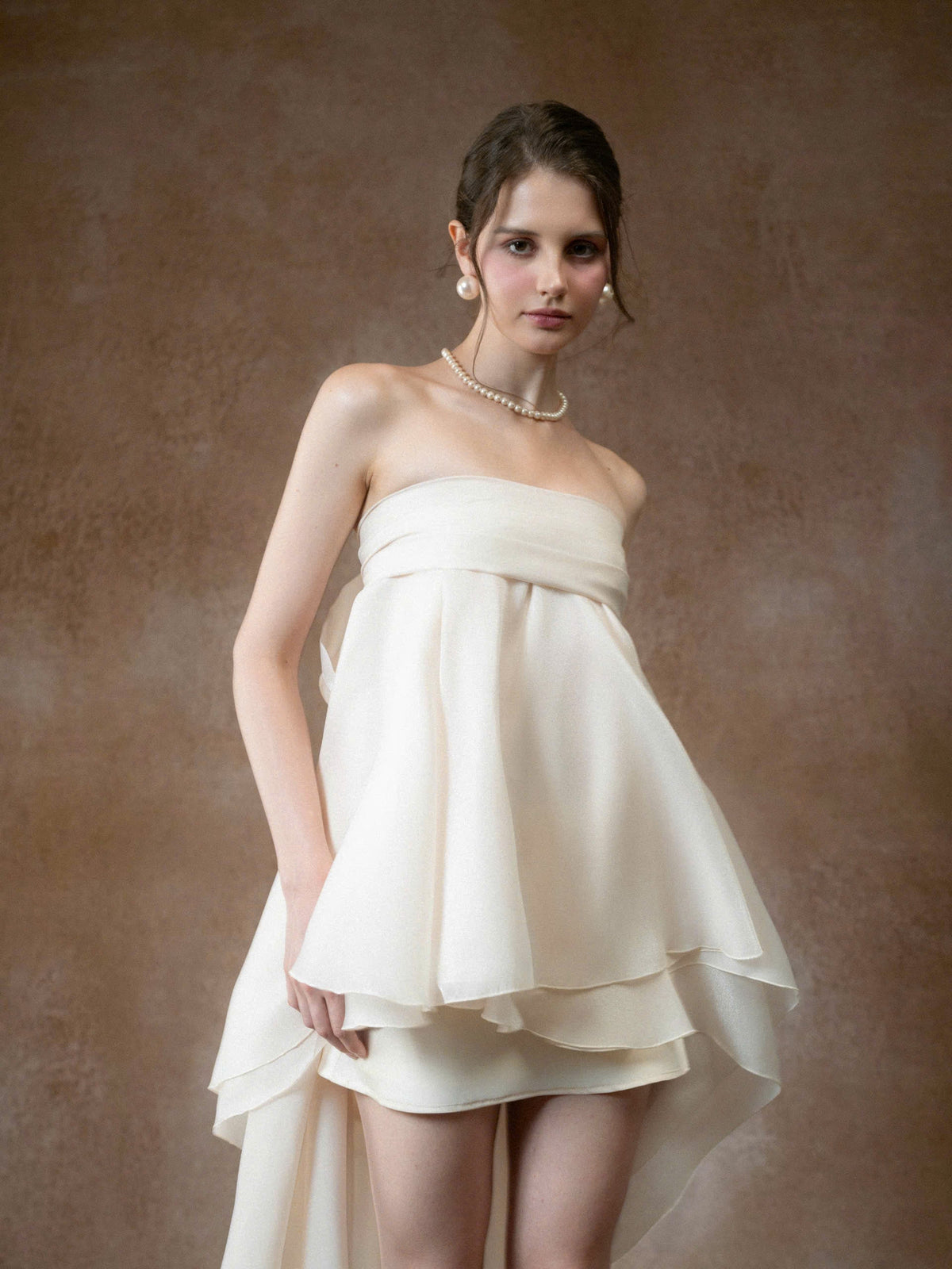Kisserine Papillon Top - Cream
