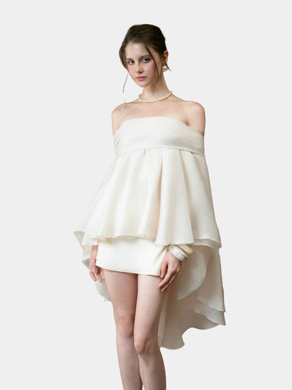 Kisserine Papillon Top - Cream