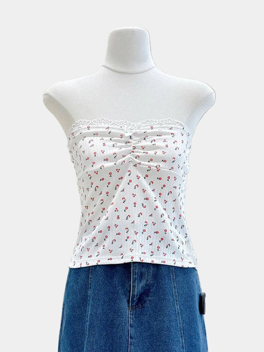 Mieufashionista Daisy Bow Tube Top