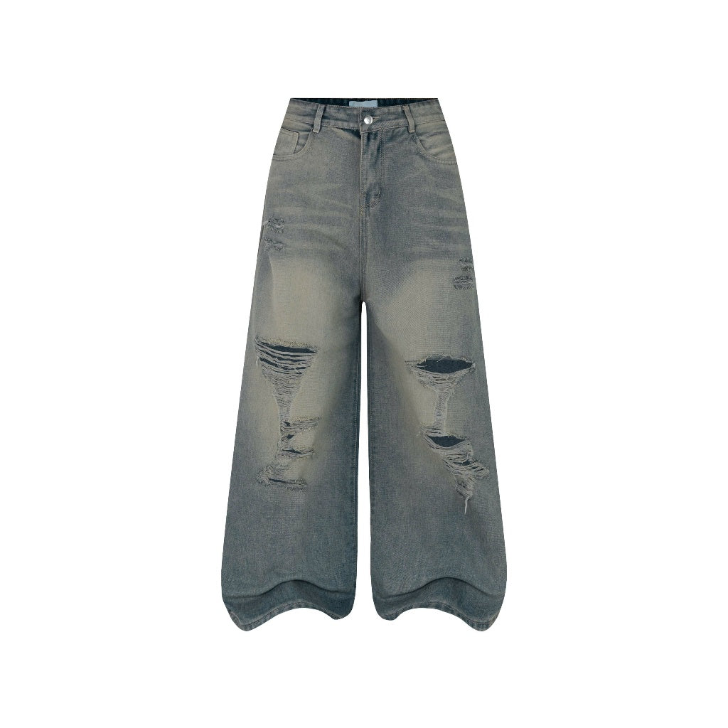 Calem Club Long Fold Series Jeans Ver.3 - Denim
