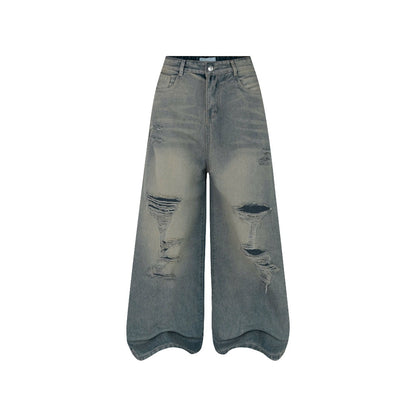 Calem Club Long Fold Series Jeans Ver.3 - Denim