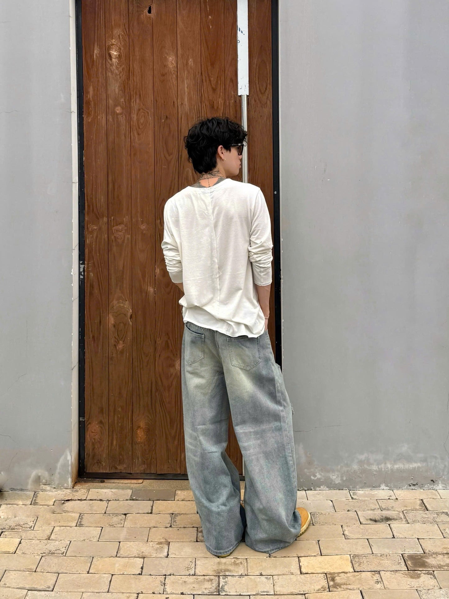 Calem Club Long Fold Series Jeans Ver.3 - Denim