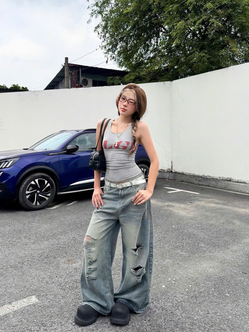 Calem Club Long Fold Series Jeans Ver.3 - Denim