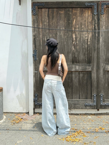 Calem Club Long Fold Series Jeans Ver.3 - Denim