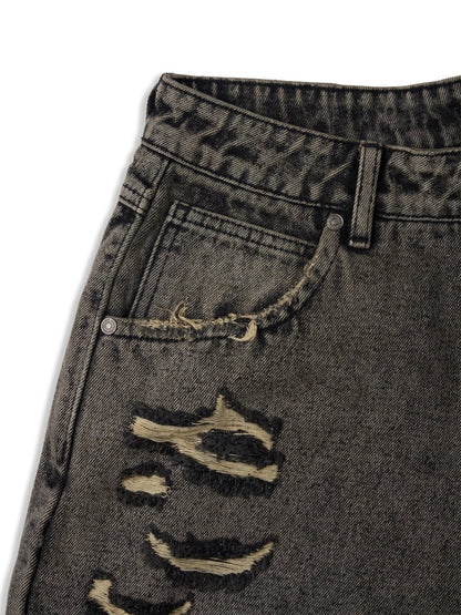 Hades Star Crush Wash Jean Shorts