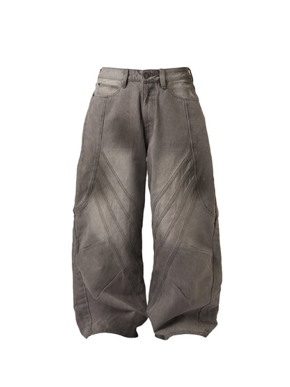 Hades Crisscross Wash Jeans