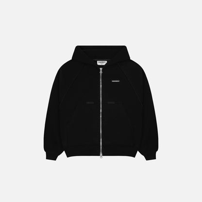 Bad Habits S-On The Go Zip Hoodie - Black