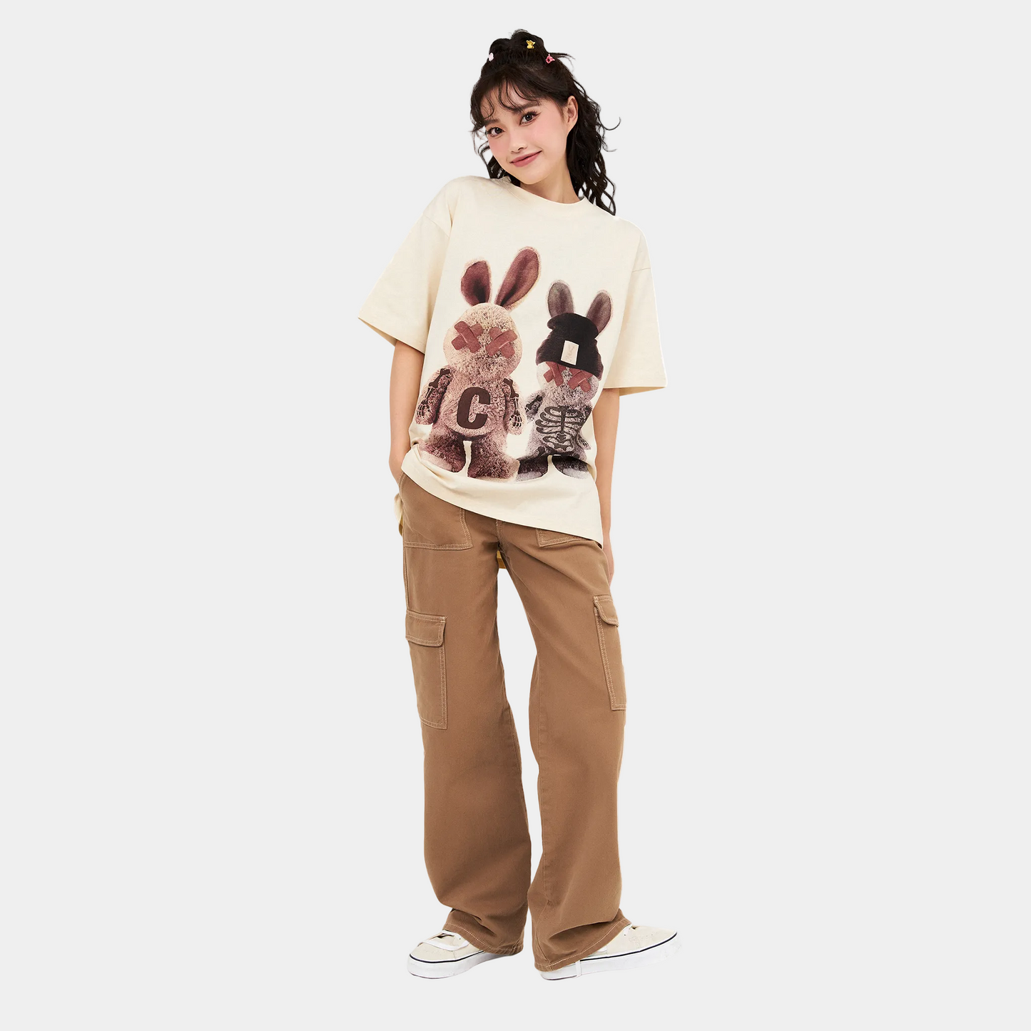 Bad Rabbit Club Couple Teddy Tee
