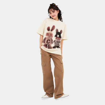 Bad Rabbit Club Couple Teddy Tee