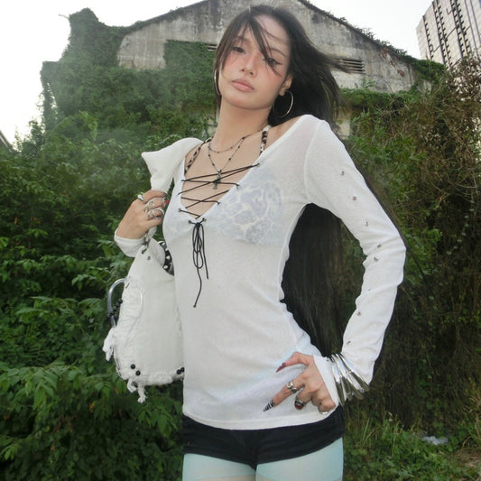 Madebykinh Dylan Silver Top