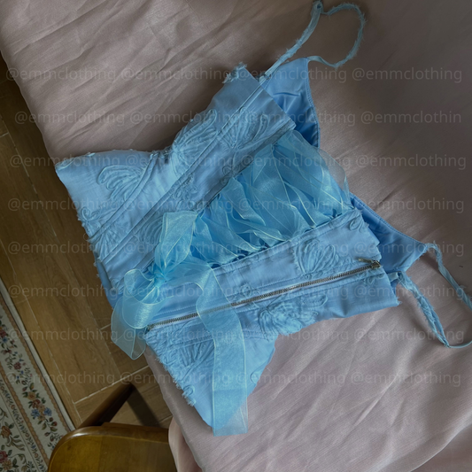 Blue Corset - Delivery in 48h