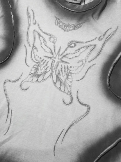 Hades Abyss Ss24 Mystic Wing Wax Tee