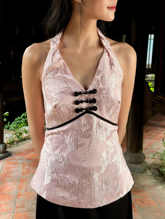 Mieufashionista Modern Halter Top Ha Van