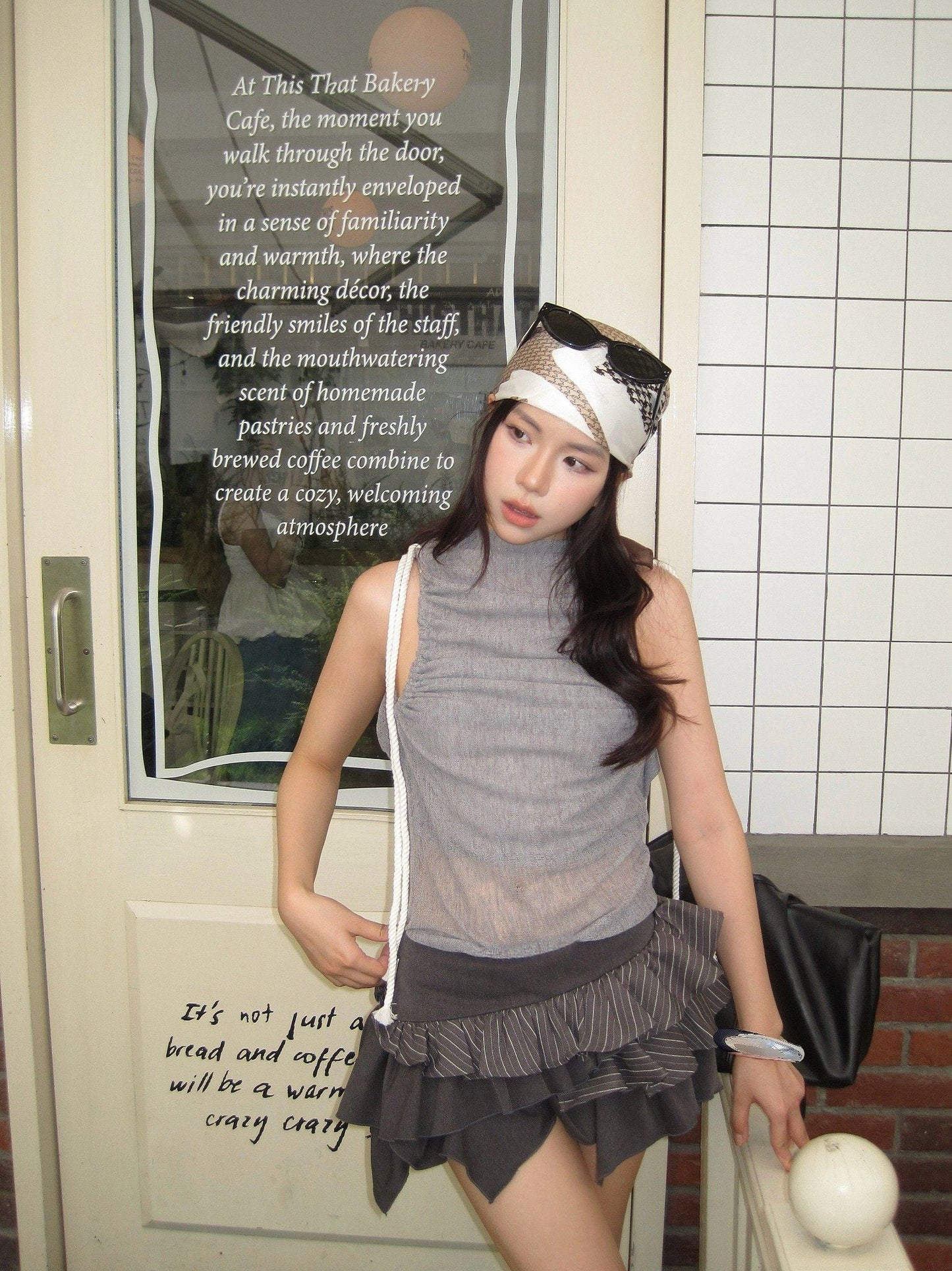 Tsun Ashlyn Top Grey