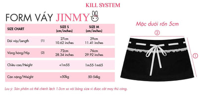 Kill System Jinmy Mini Skirt (Pre-order) - Em Clothing