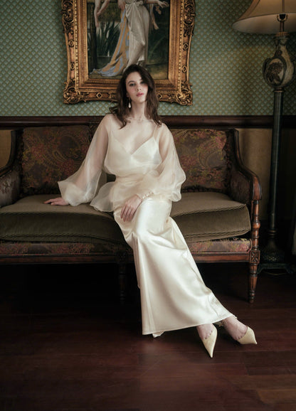 Kisserine Élie Dress - Ivory White