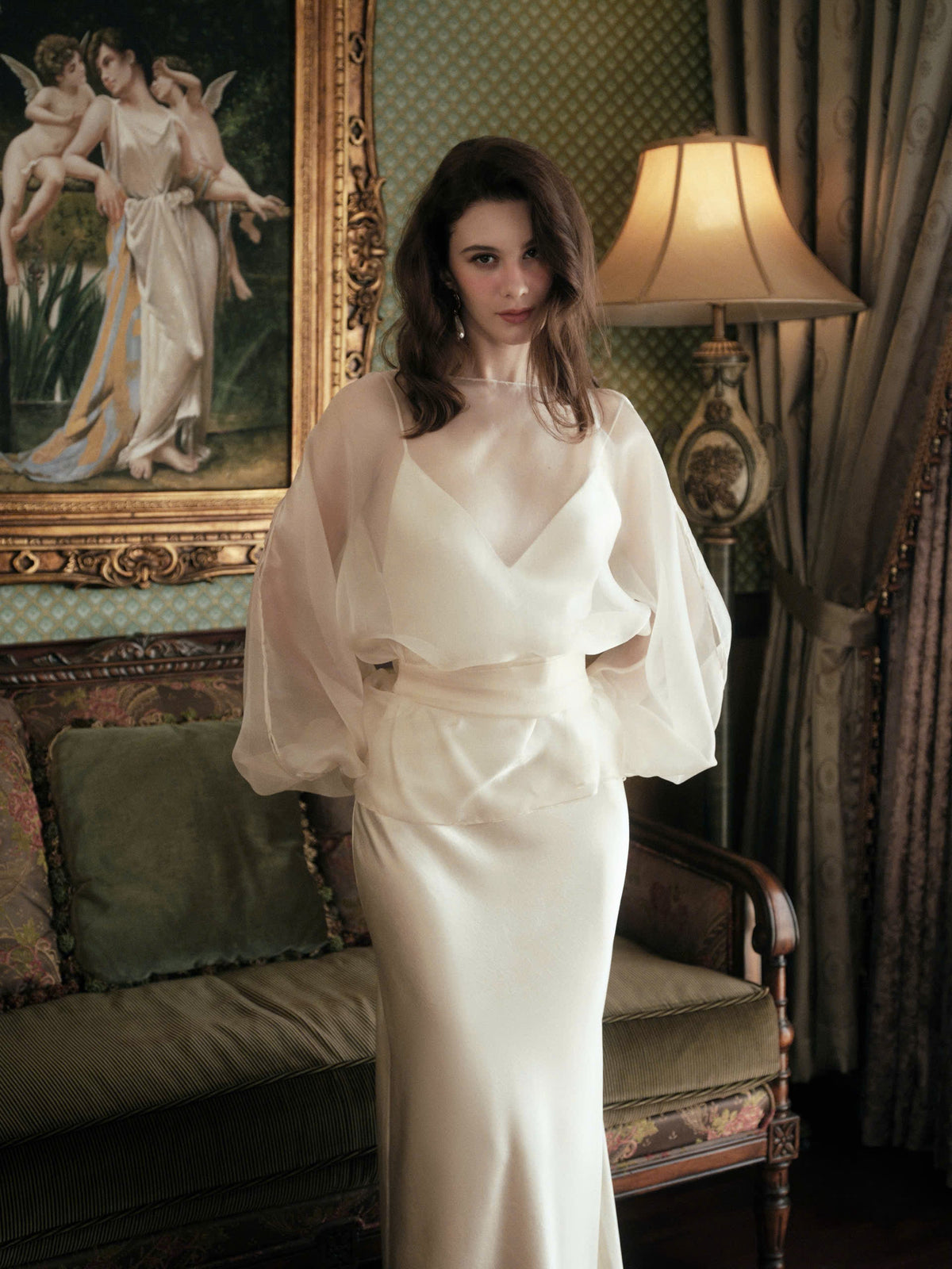 Kisserine Élie Dress - Ivory White