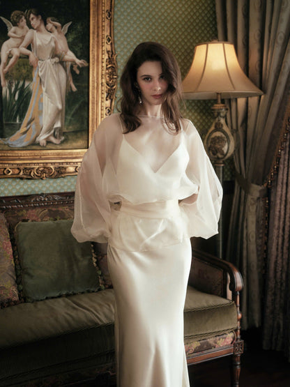 Kisserine Élie Dress - Ivory White