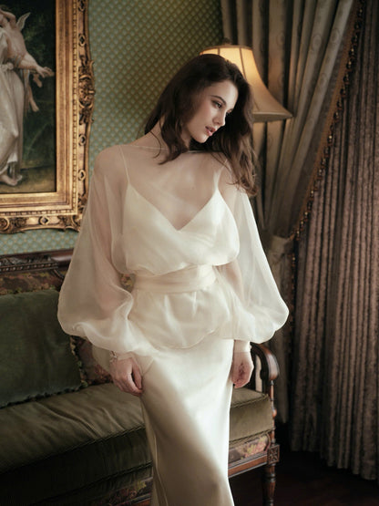Kisserine Élie Dress - Ivory White