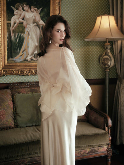 Kisserine Élie Dress - Ivory White