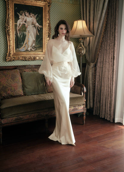 Kisserine Élie Dress - Ivory White