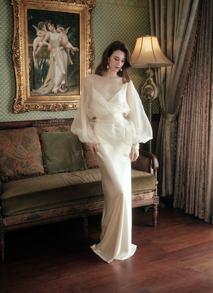 Kisserine Élie Dress - Ivory White