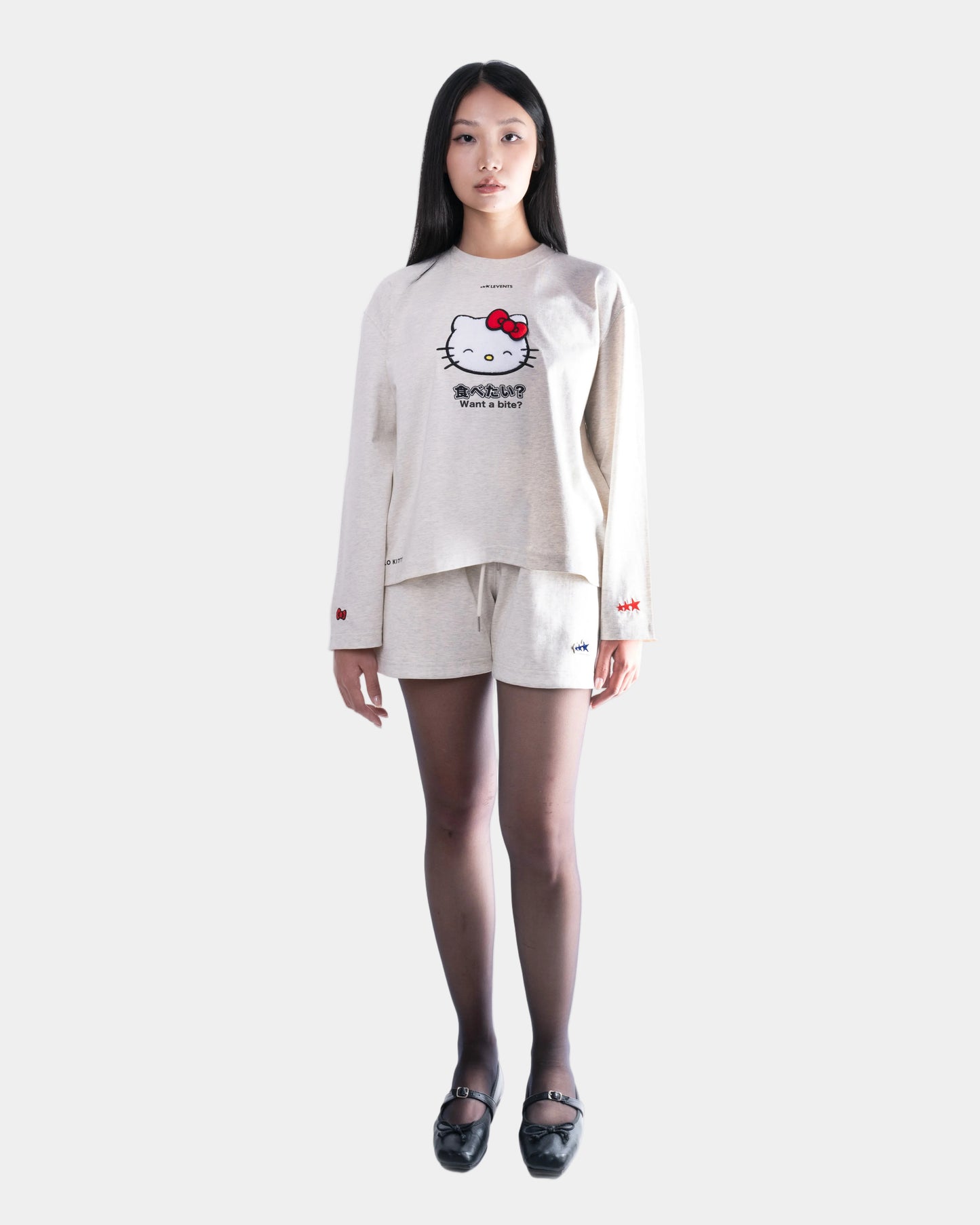 Levents Joy Icon Long Sleeve Boxy Tee