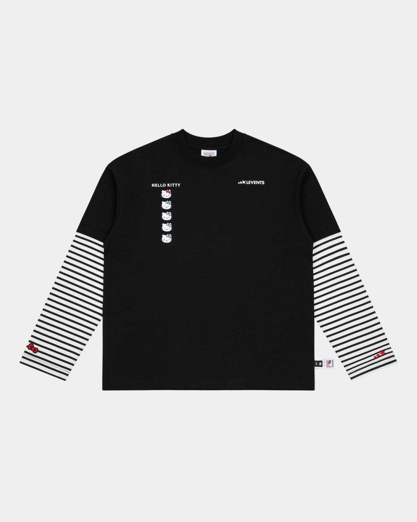 Levents Double Sleeves Oversized Tee