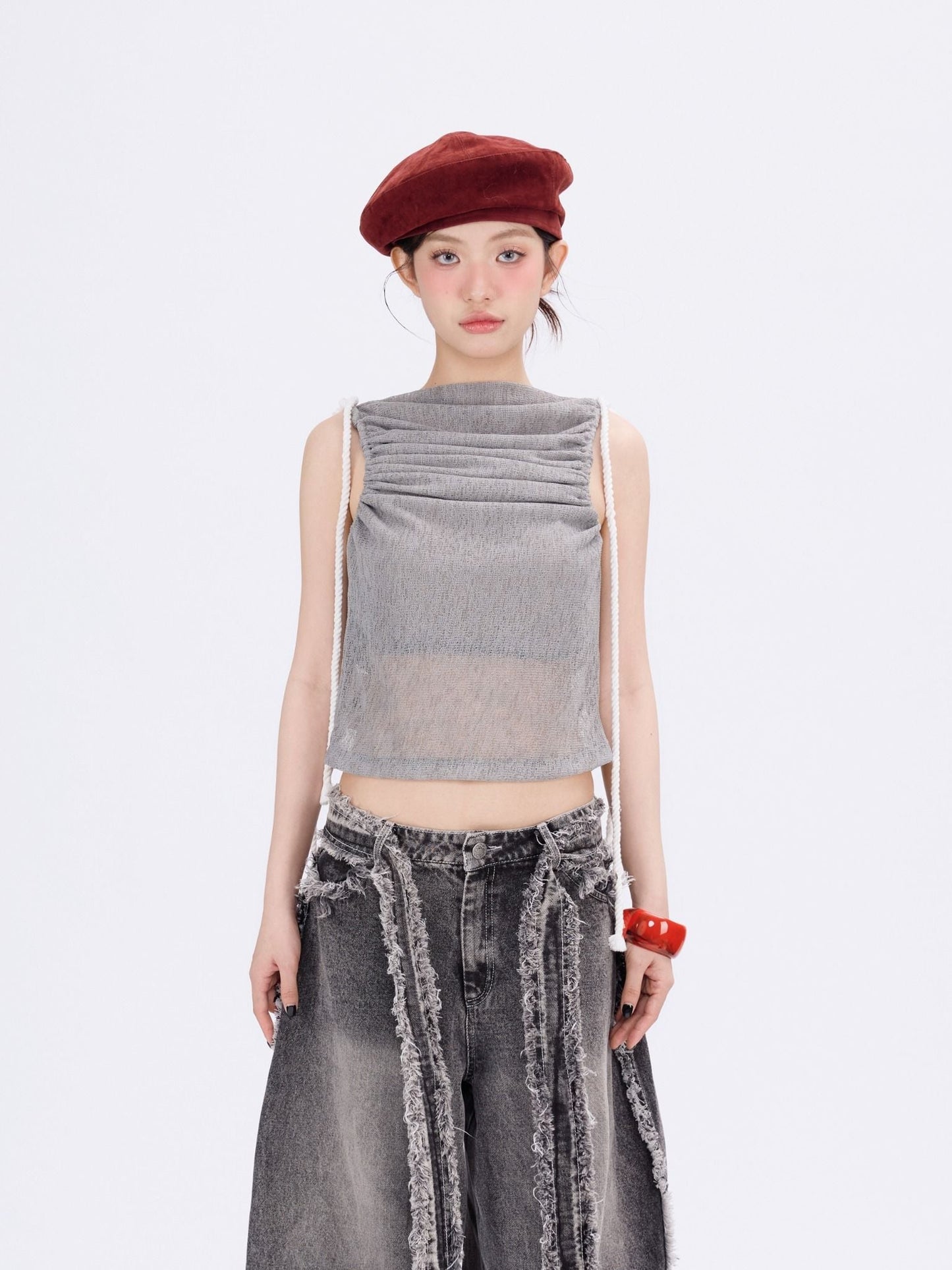 Tsun Ashlyn Top Grey