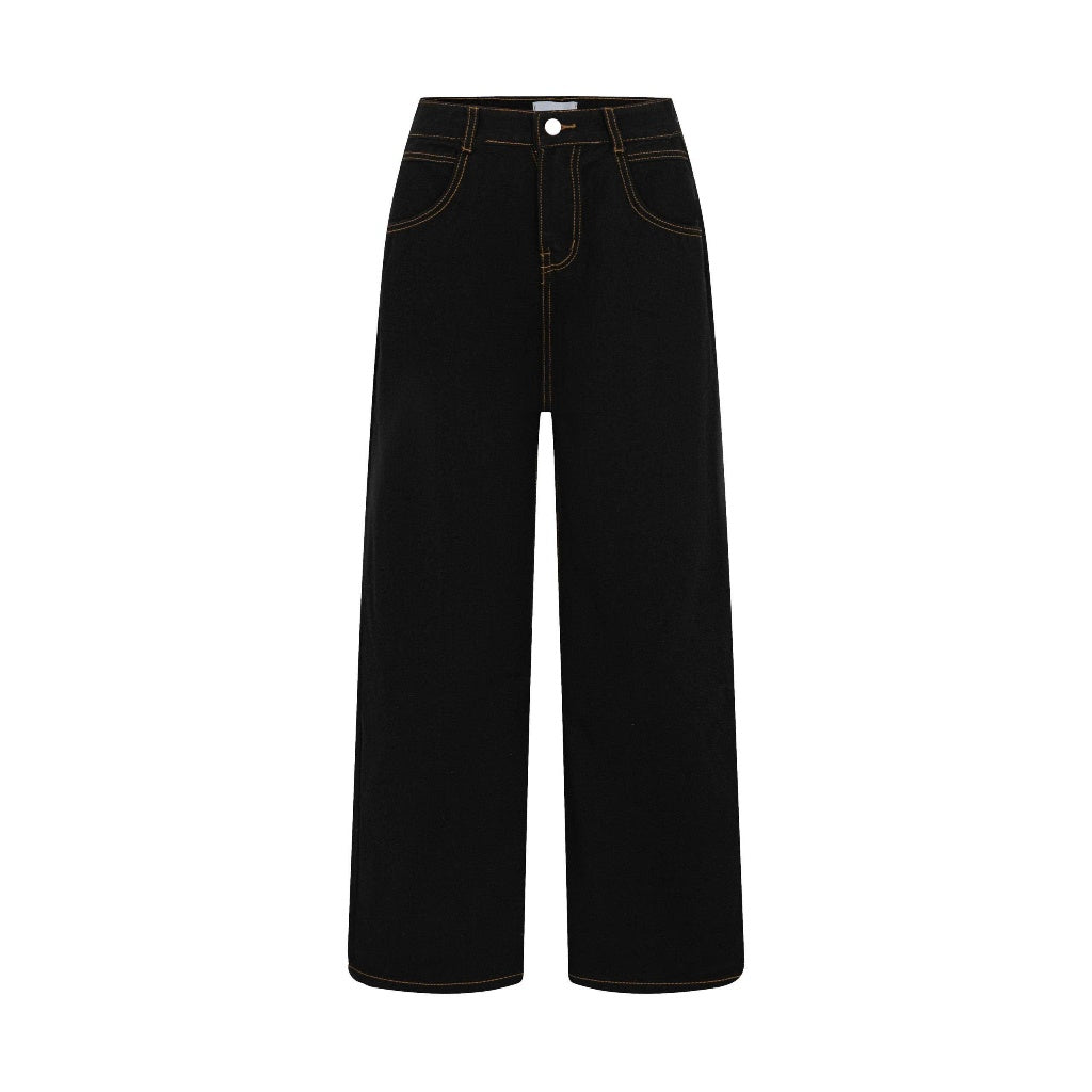 Calem Club Straight-leg Khaki Jeans Ver 1 - Kaki