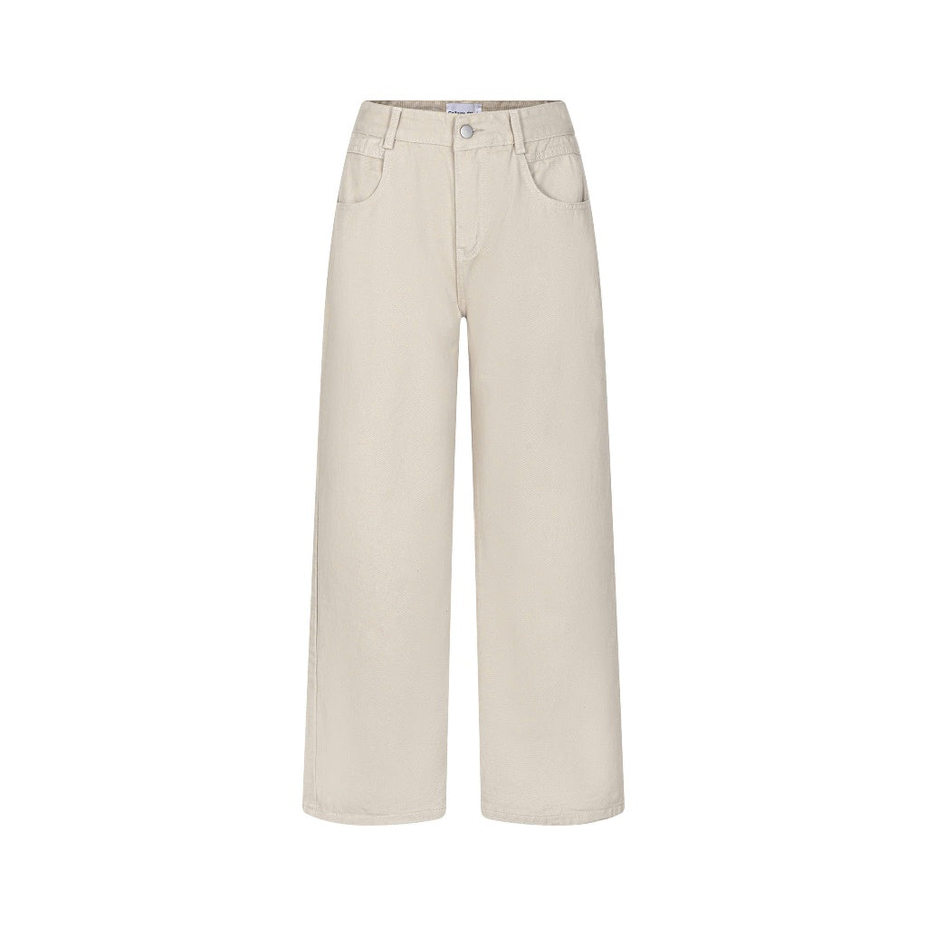 Calem Club Straight-leg Khaki Jeans Ver 1 - Kaki