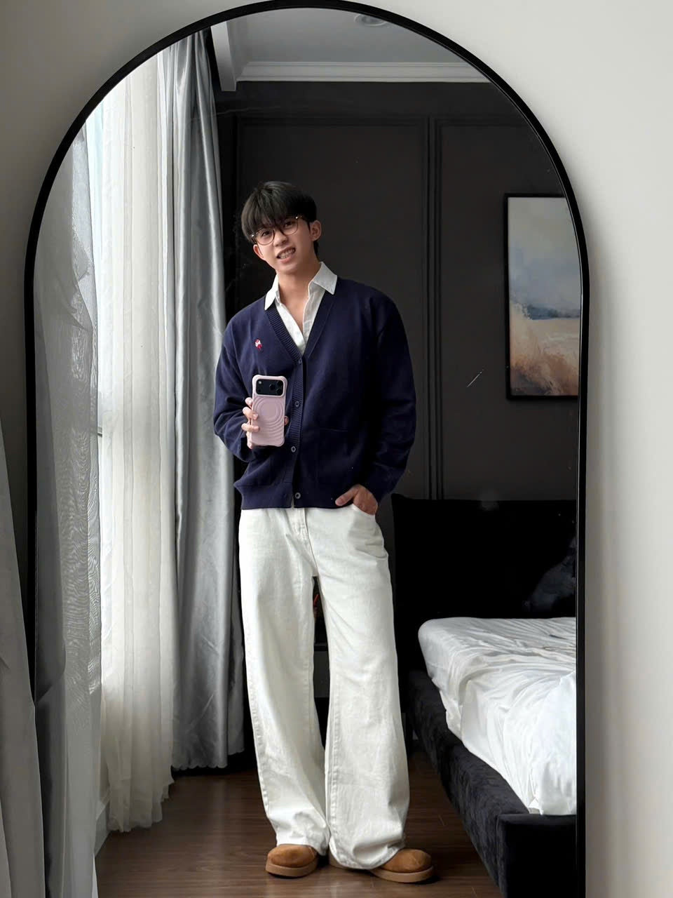 Calem Club Straight-leg Khaki Jeans Ver 1 - Kaki