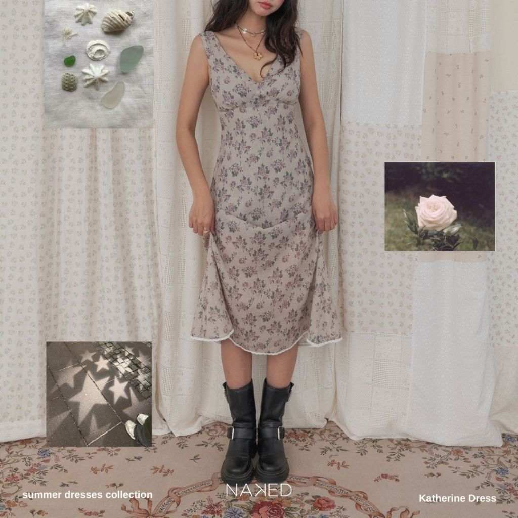 Nakedbyv Katherine Dress (Pre-order)