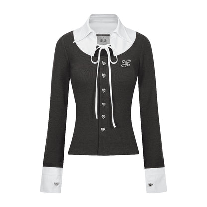 Aiai Studio "Ledi" Collar Cardigan