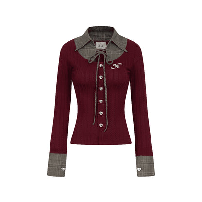 Aiai Studio "Ledi" Collar Cardigan