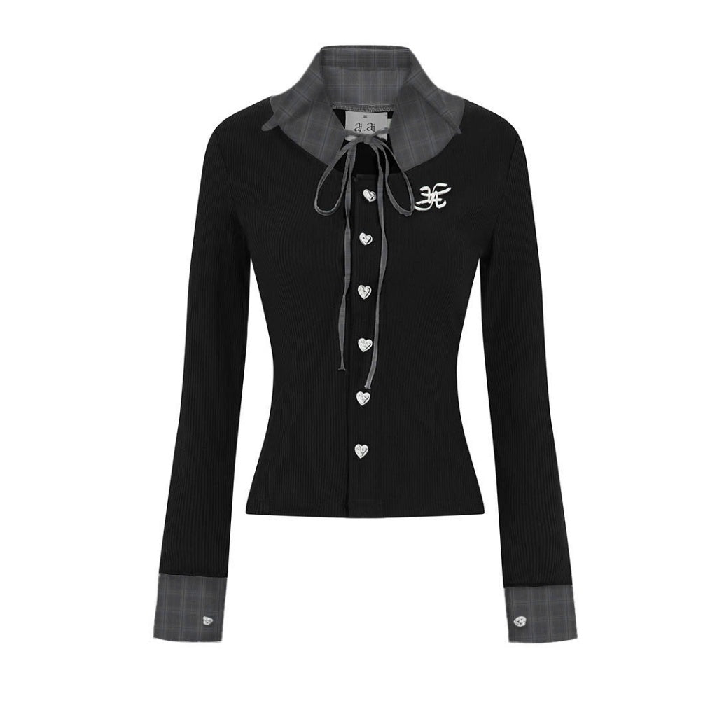 Aiai Studio "Ledi" Collar Cardigan