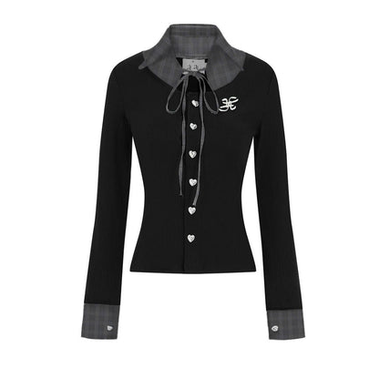 Aiai Studio "Ledi" Collar Cardigan