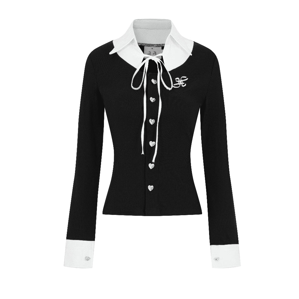Aiai Studio "Ledi" Collar Cardigan