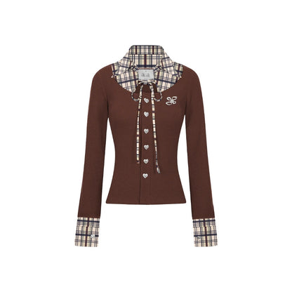 Aiai Studio "Ledi" Collar Cardigan