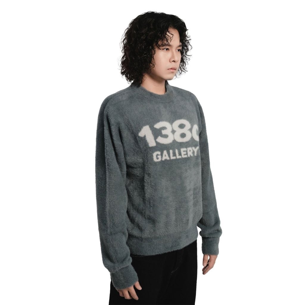 138Cknit True Love Knit Fuzzy Sweater