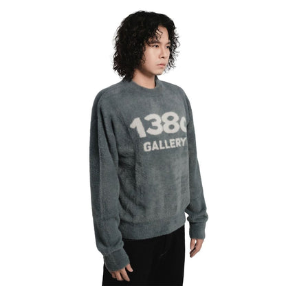 138Cknit True Love Knit Fuzzy Sweater